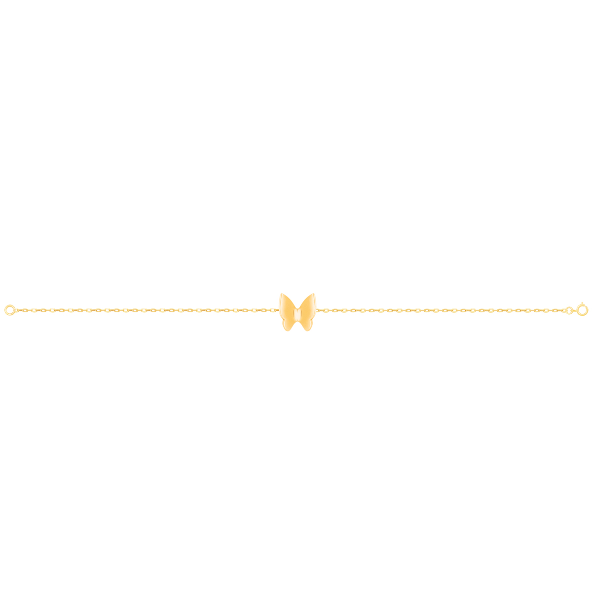 دستبند طلا پروانه کوچک