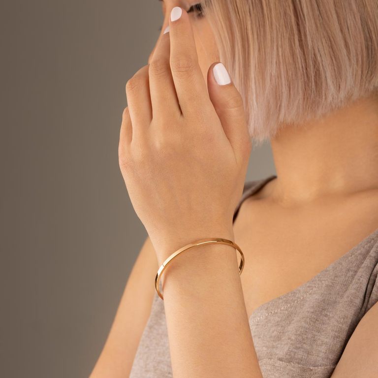 النگو طلا آینه ای