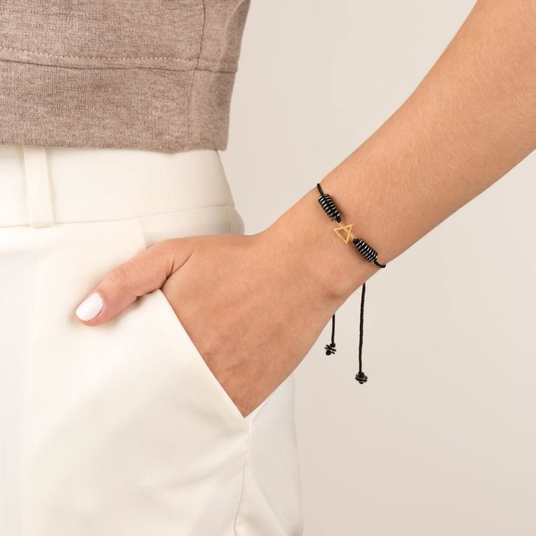 دستبند طلا عنصر باد کوچک