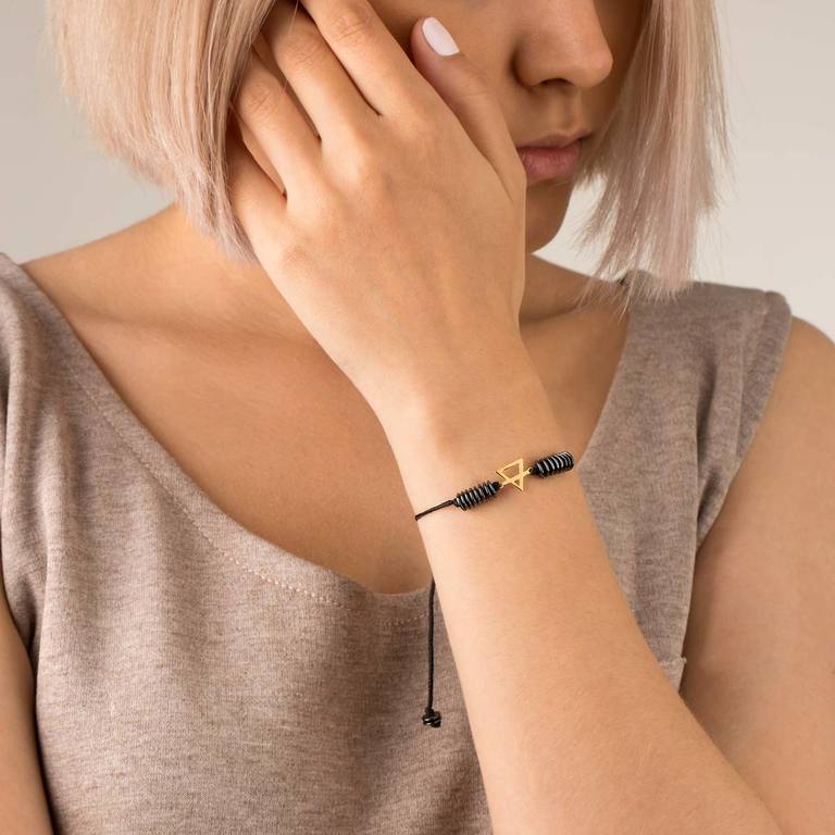 دستبند طلا عنصر خاک کوچک