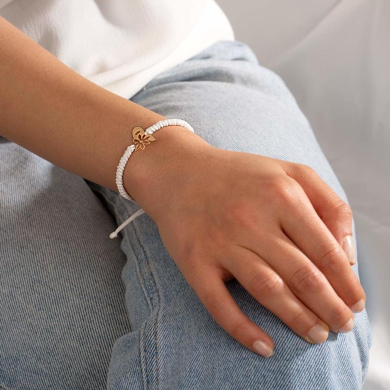 دستبند طلا بافت عدد نه