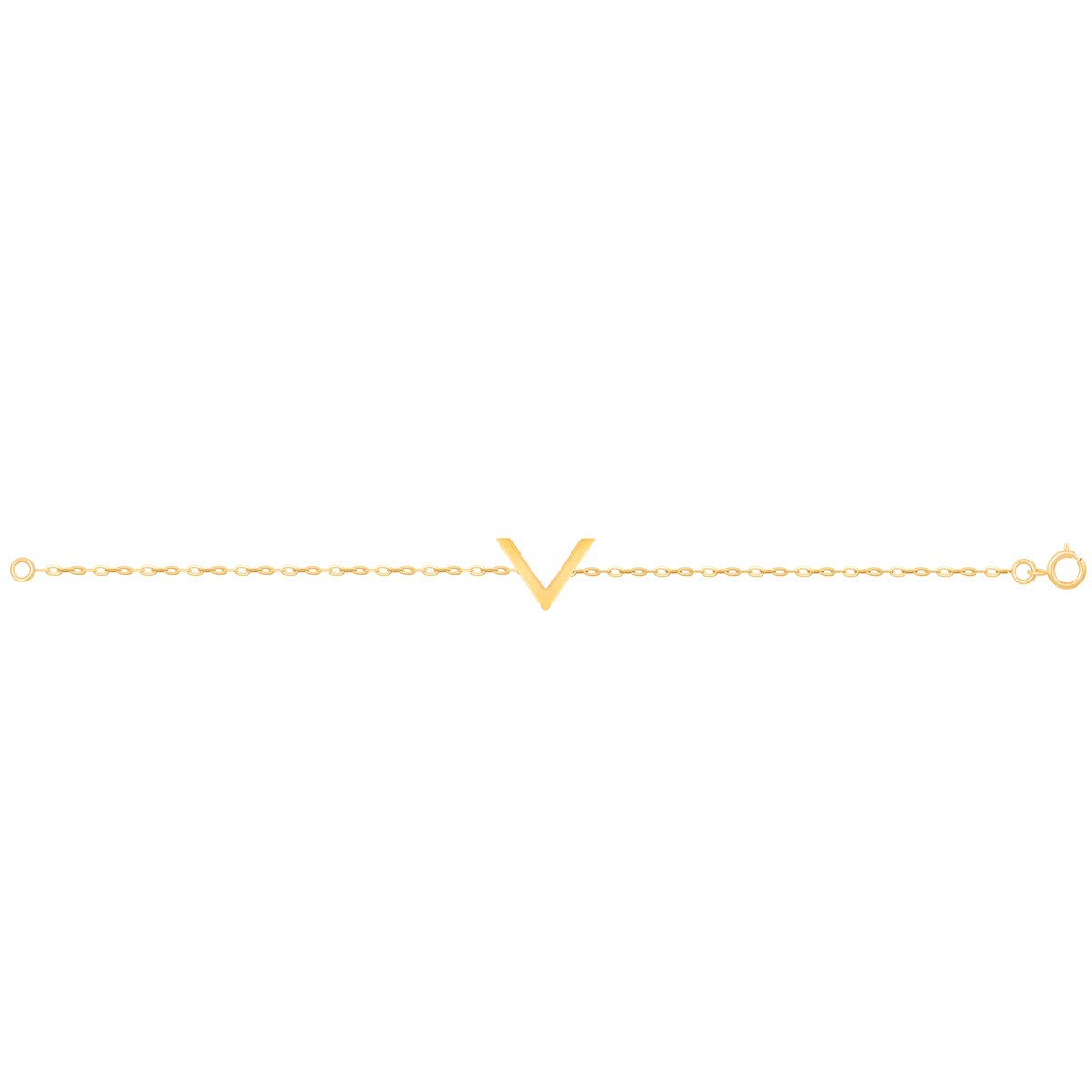 دستبند طلا V ( وی )