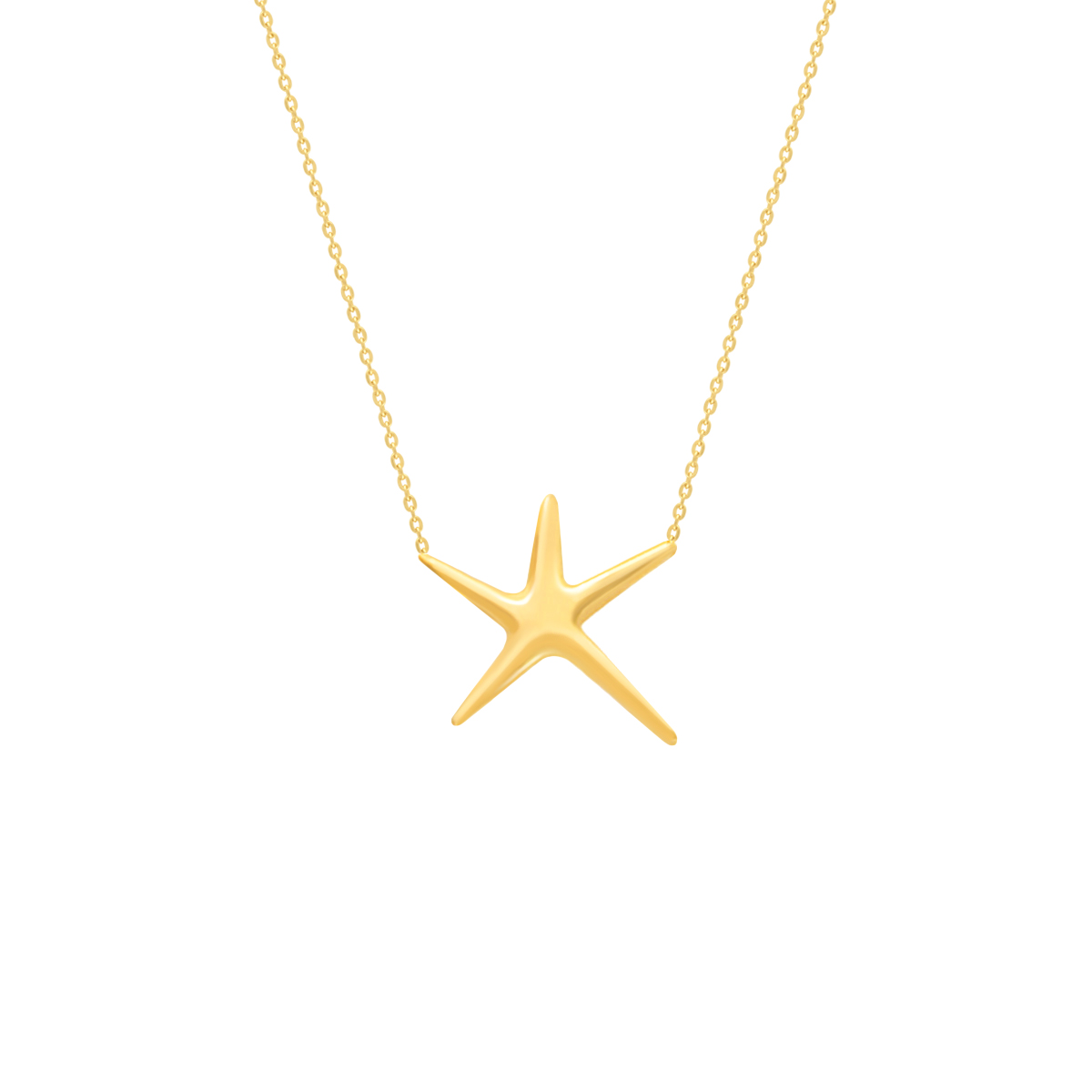 گردنبند طلا ستاره دریایی