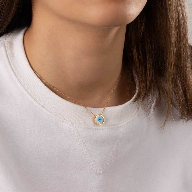 گردنبند طلا چشم
