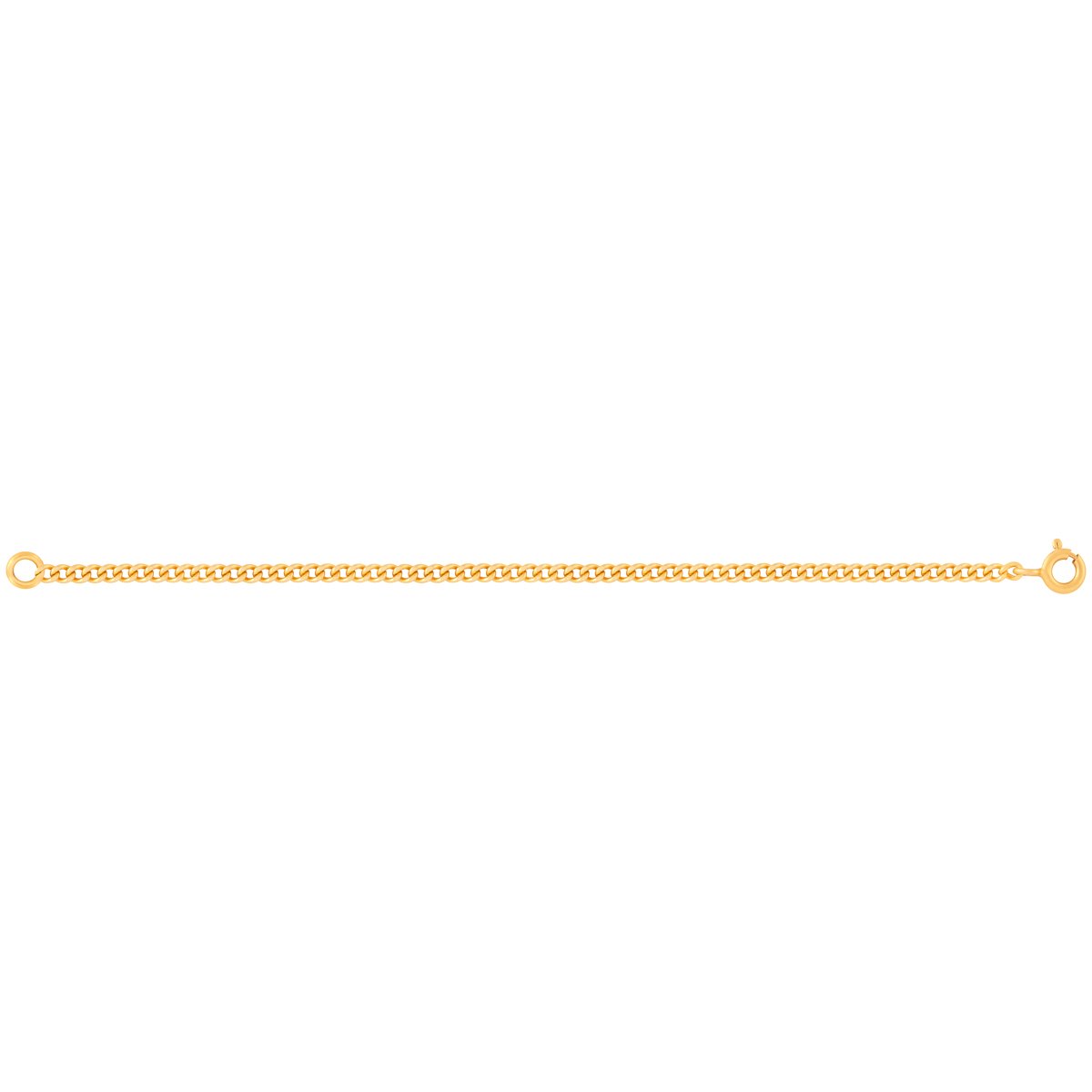دستبند زنجیری طلا کارتیه 2 میلی متری